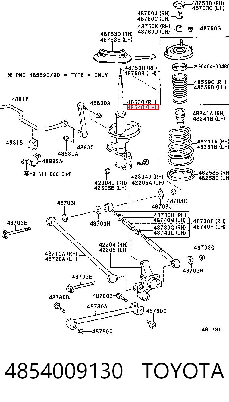 4854009130 Toyota