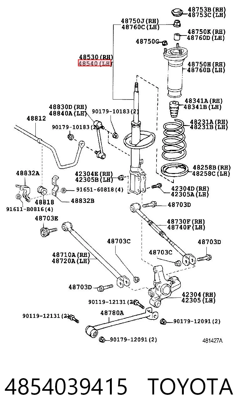 4854039415 Toyota