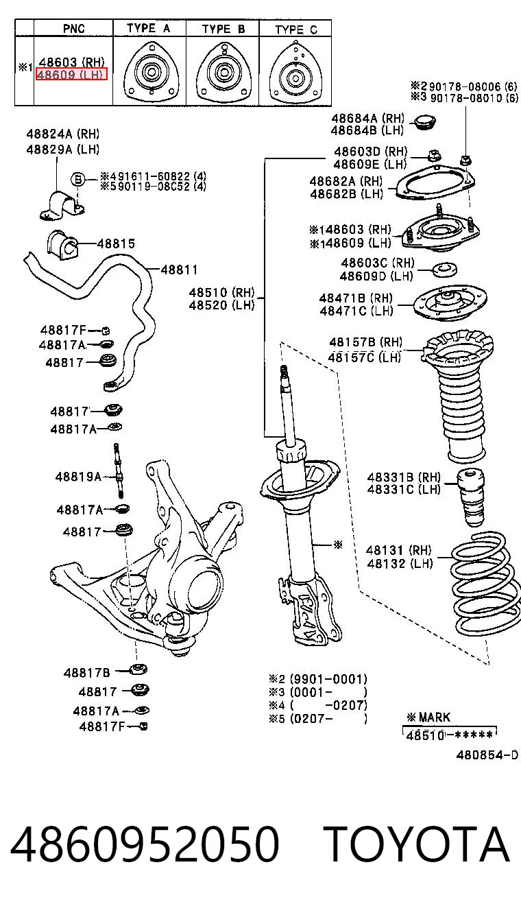 4860952050 Toyota