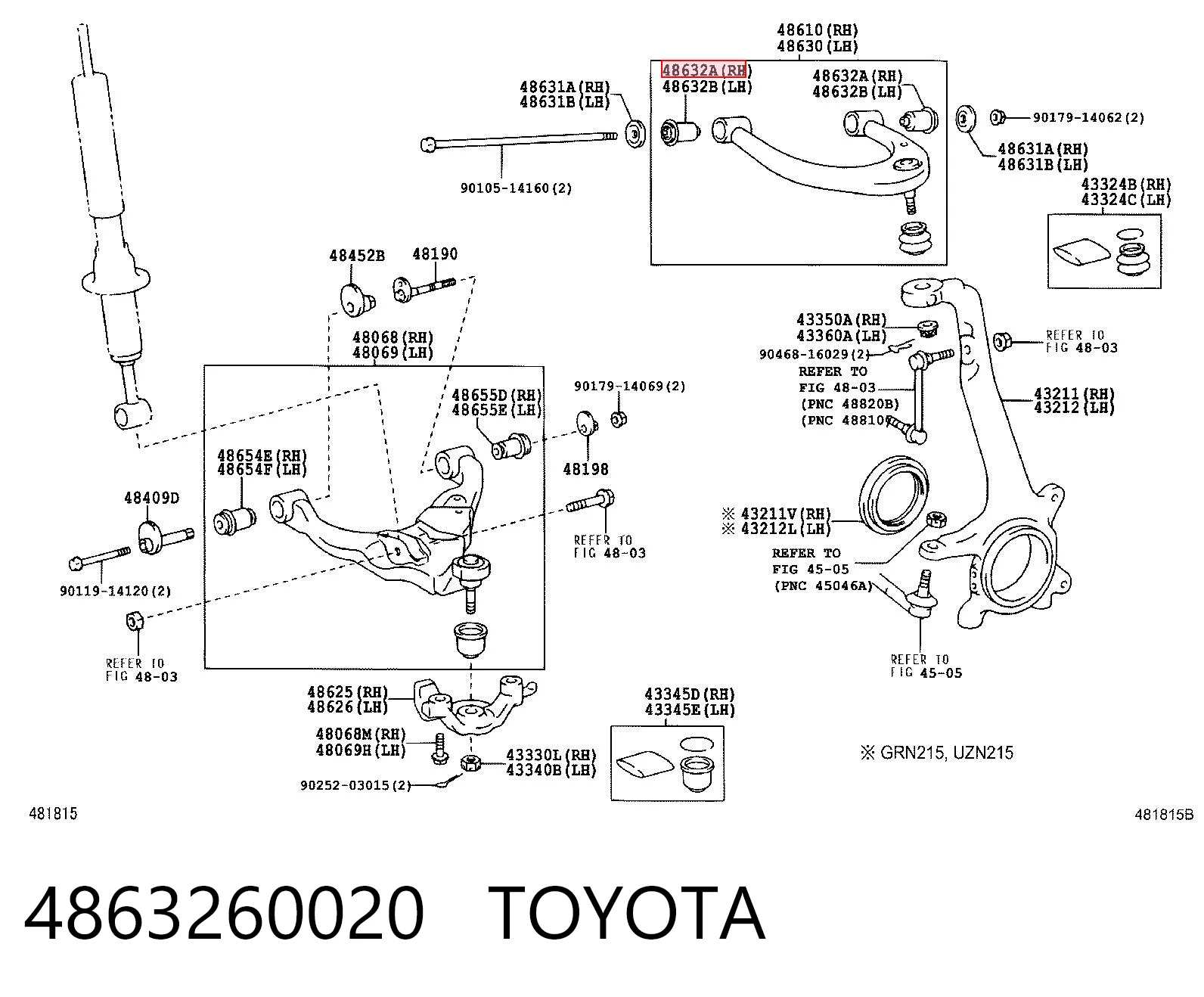 4863260020 Toyota