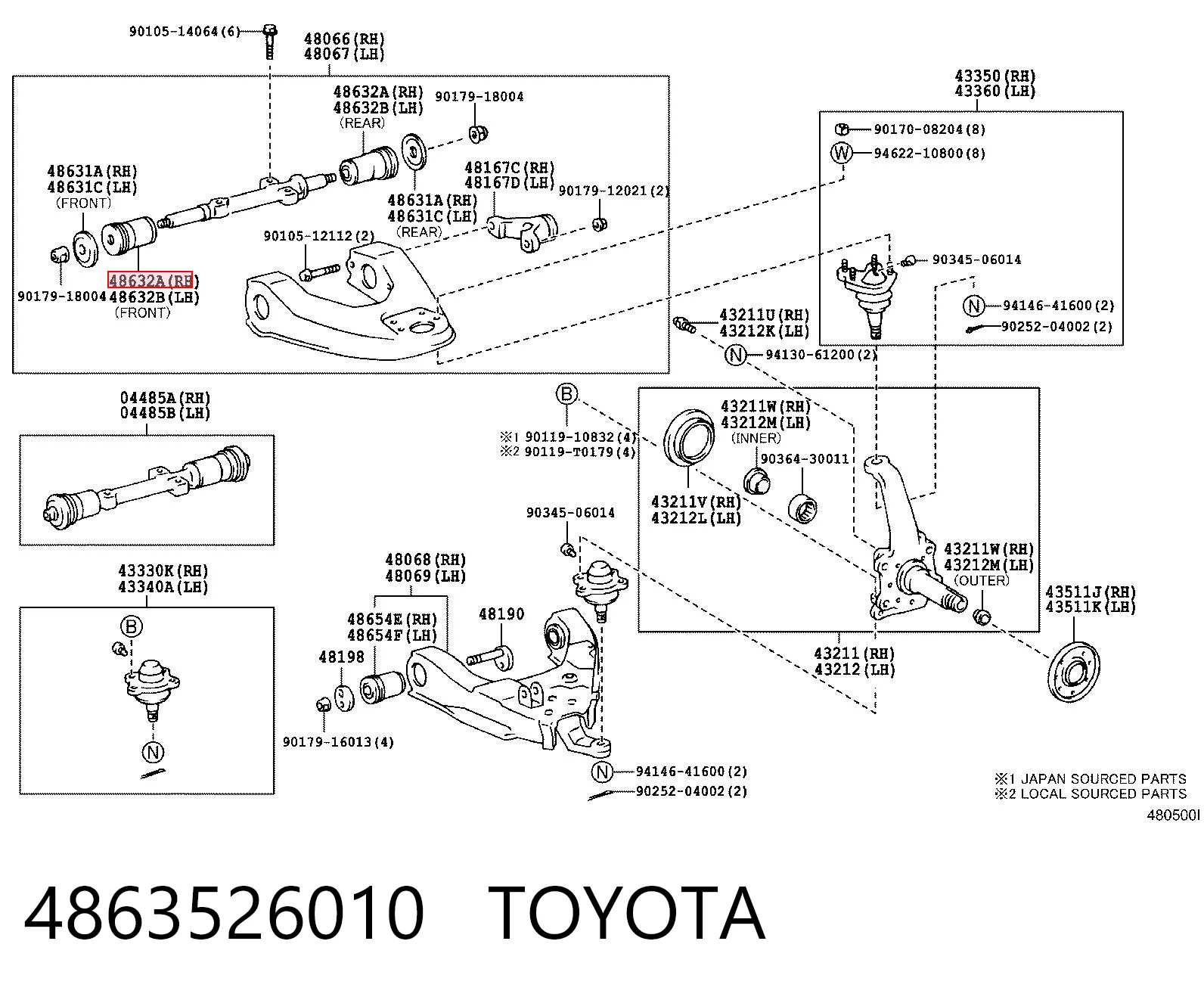 4863526010 Toyota