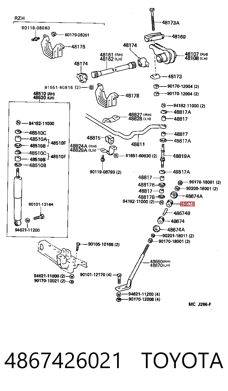 4867426021 Toyota
