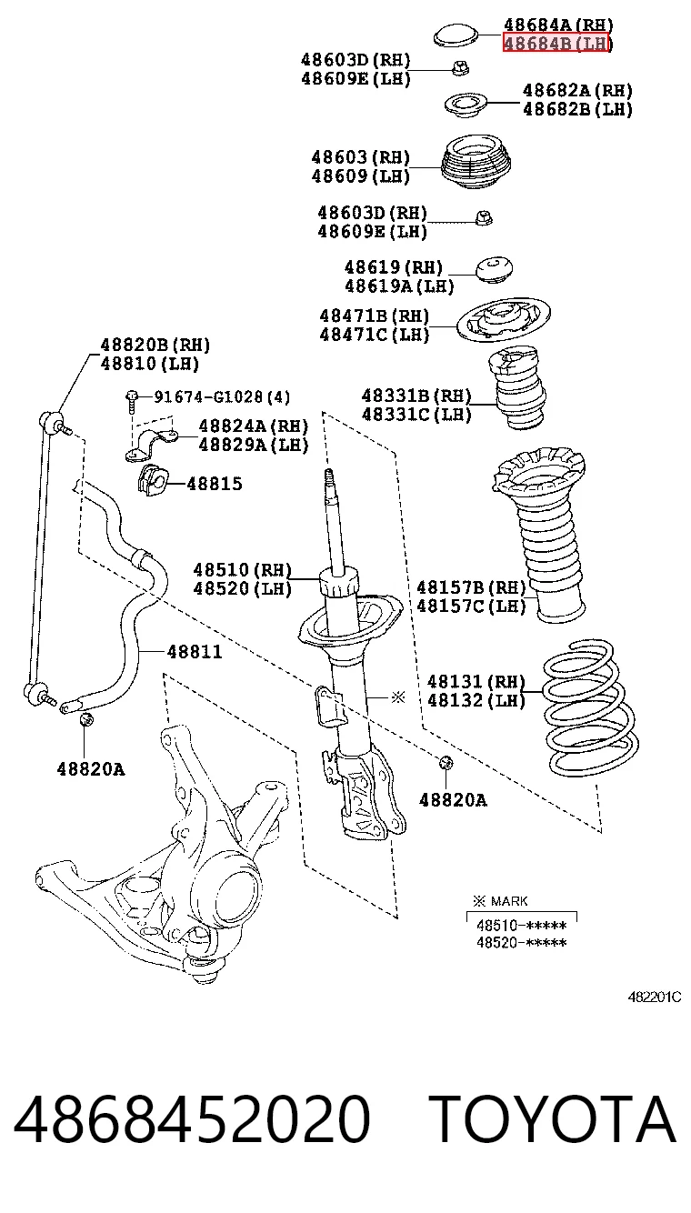 4868452020 Toyota