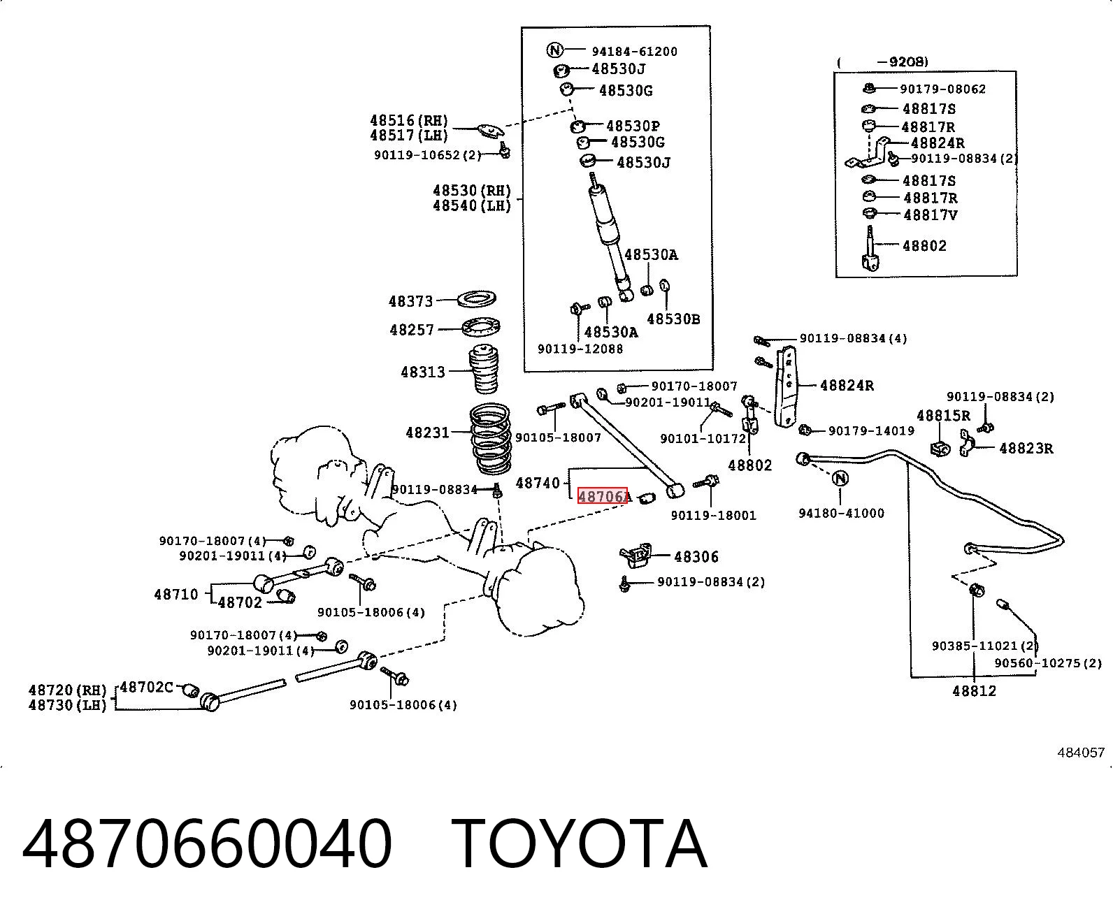 4870660040 Toyota