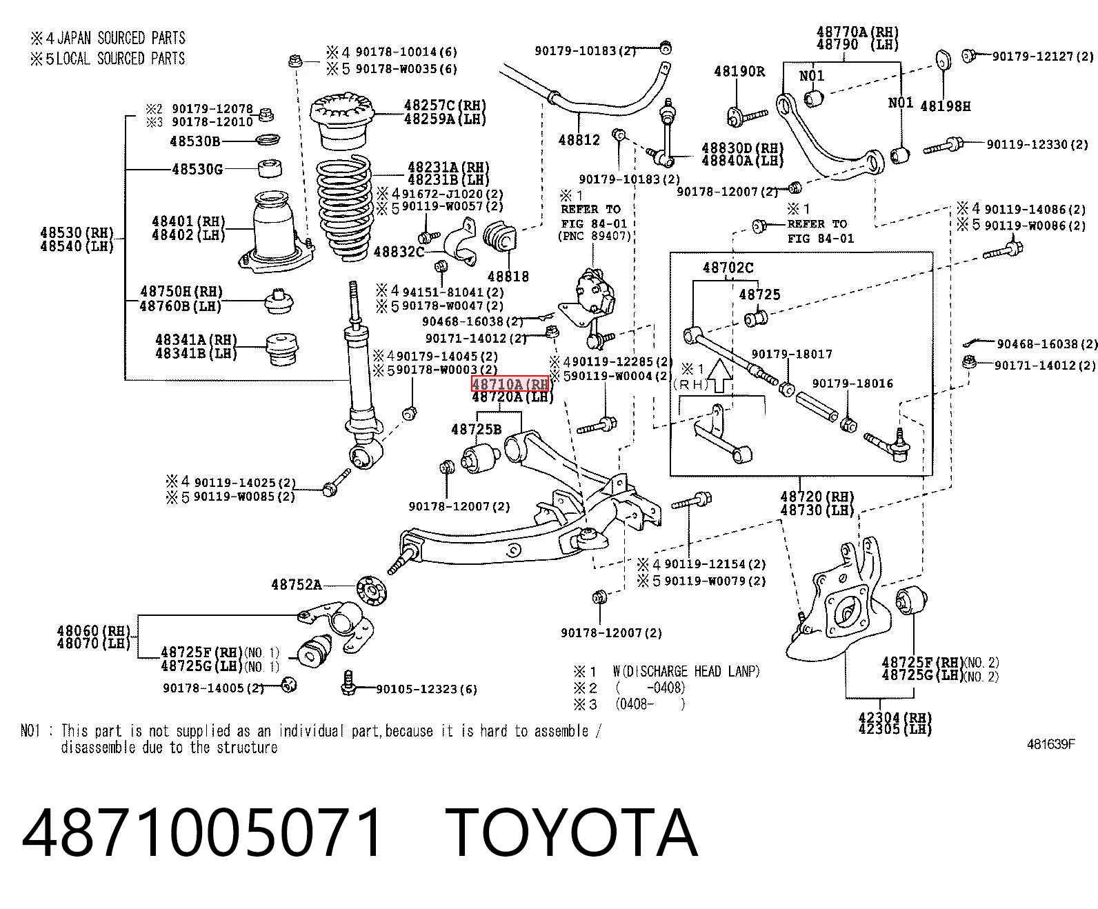 4871005071 Toyota