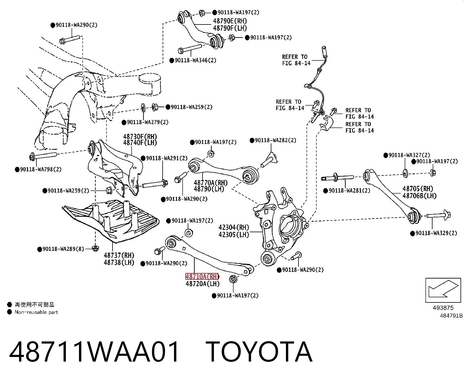 48711WAA01 Toyota