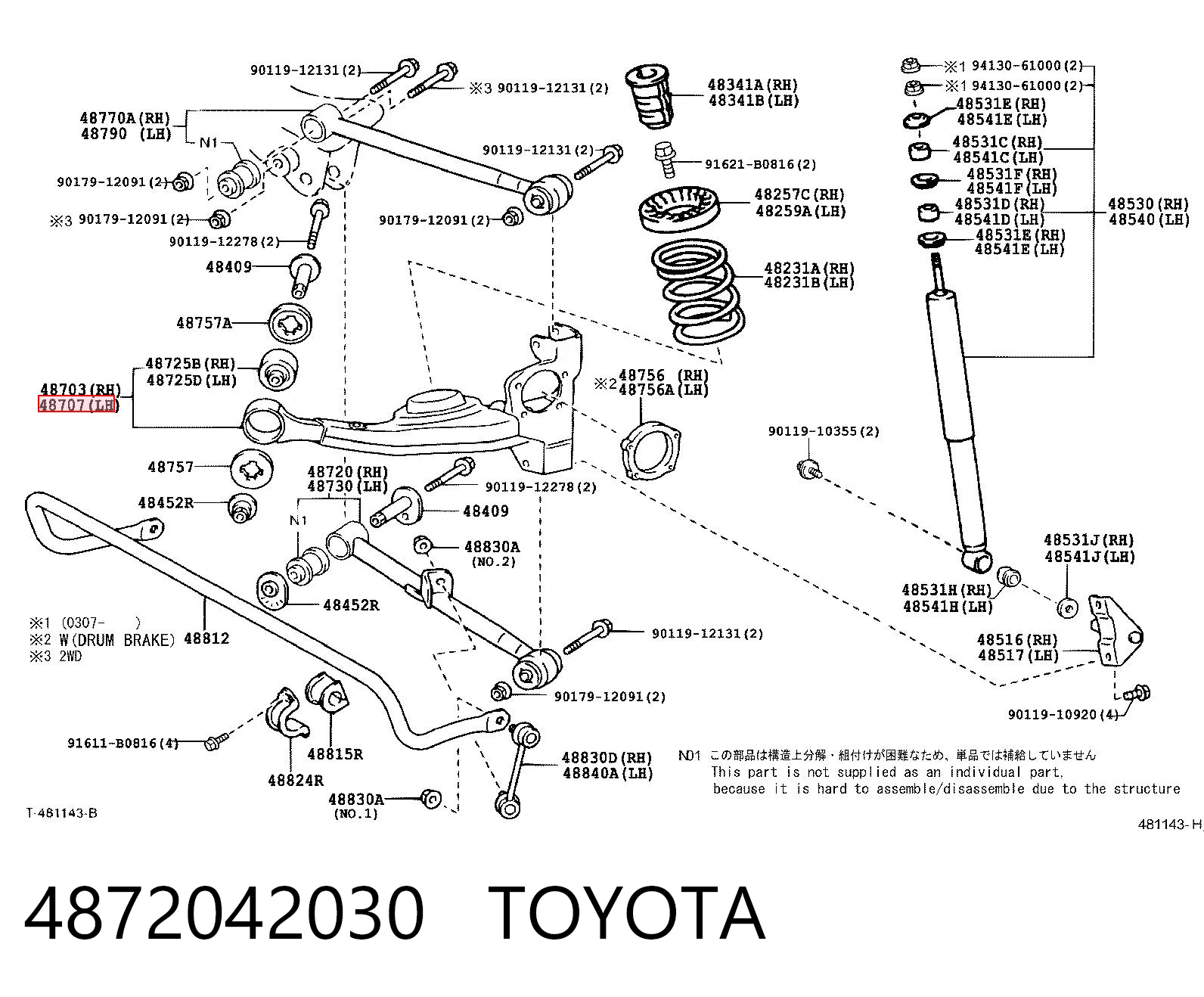 4872042030 Toyota