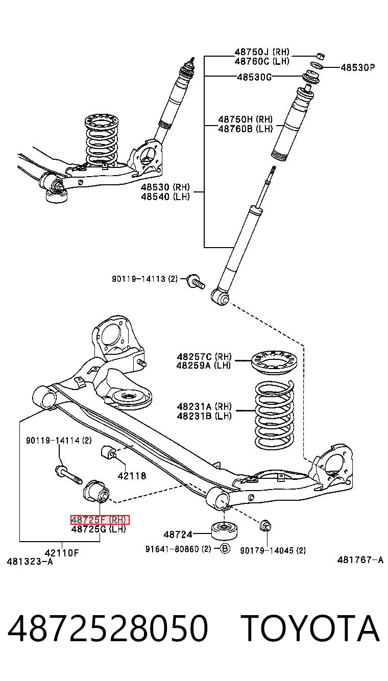 Compre Bloco silencioso de viga traseira (de plataforma veicular) Toyota Avensis 