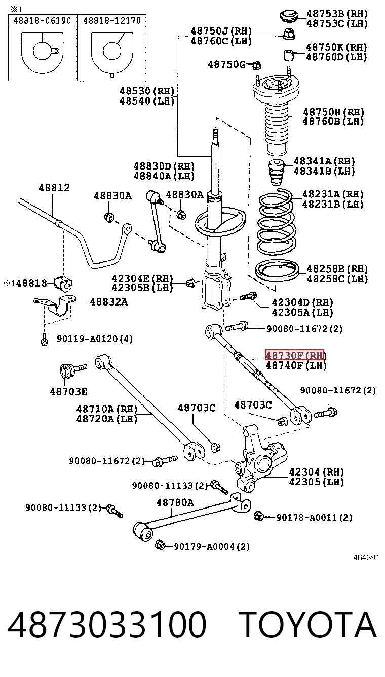4873033100 Toyota