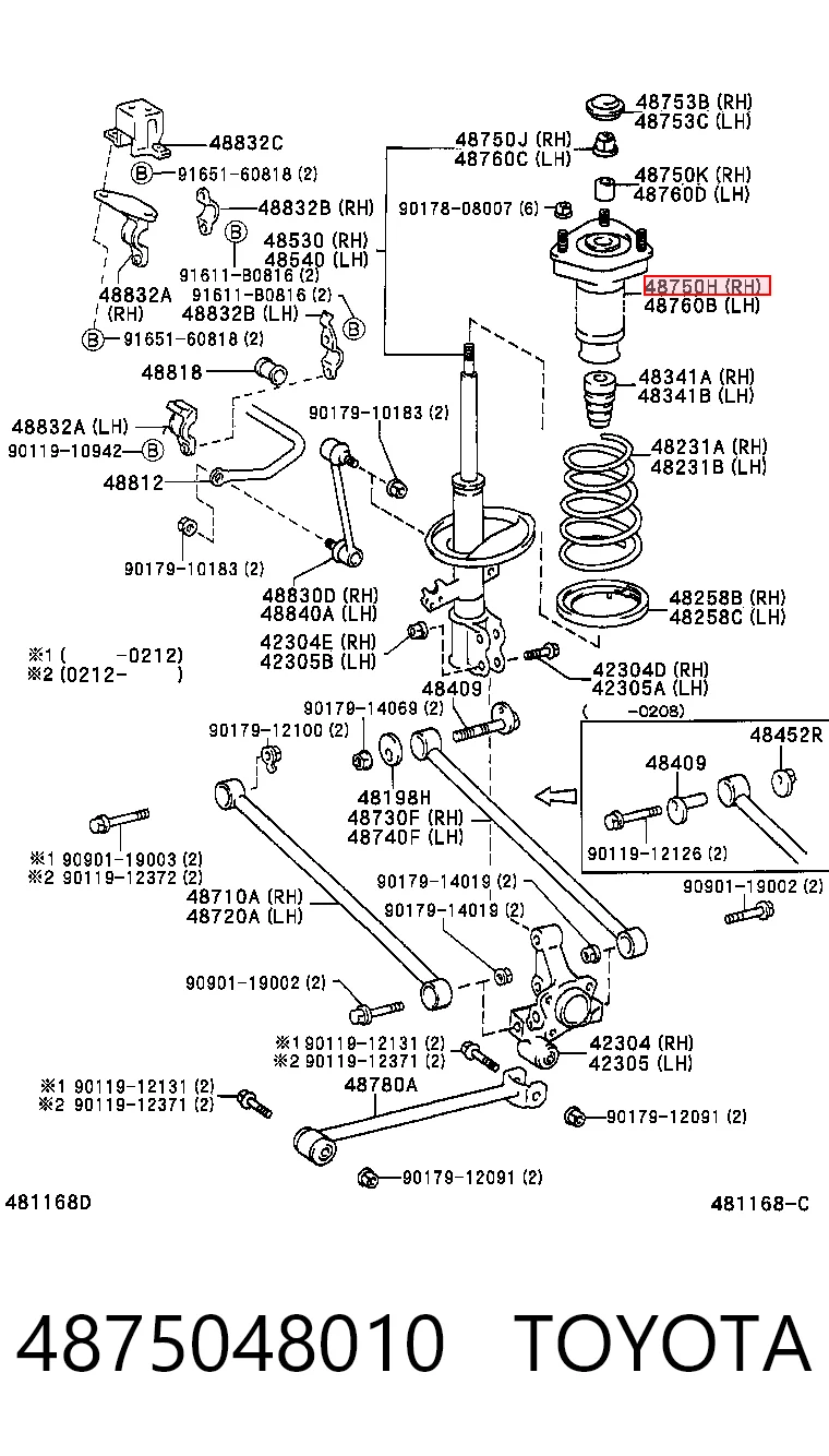 4875048010 Toyota