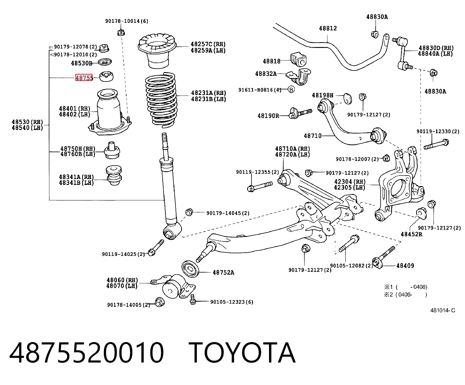 Prius hatchback (2003-2009) original desde 9,95 €
