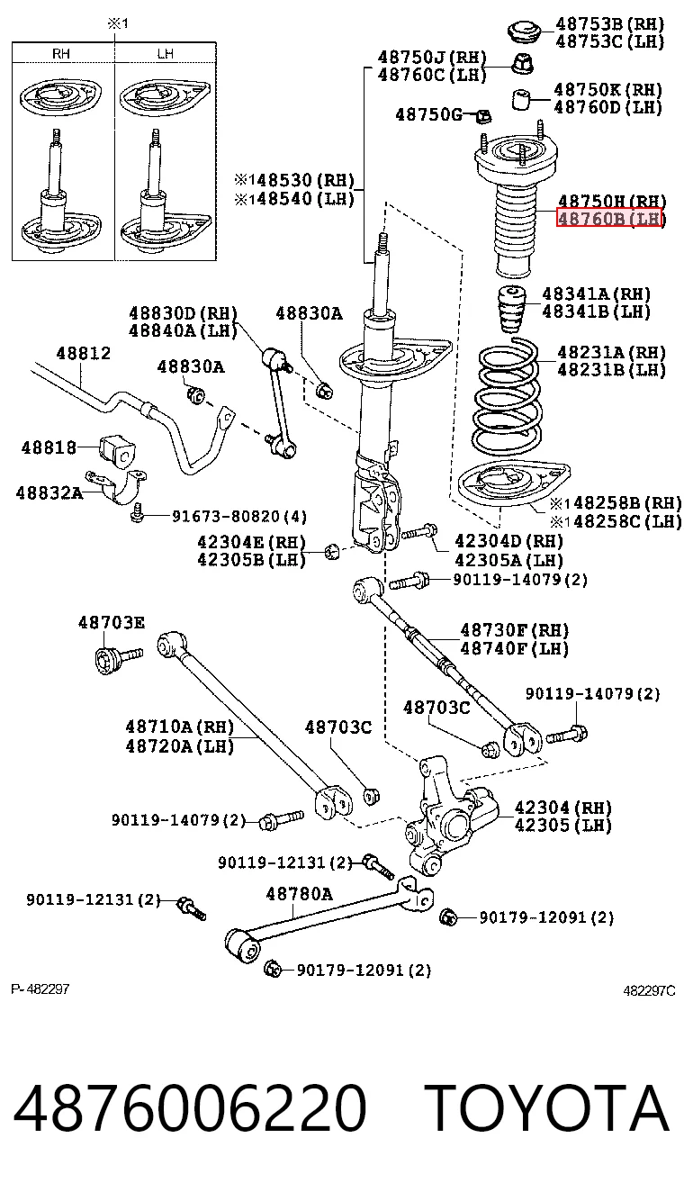 4876006220 Toyota