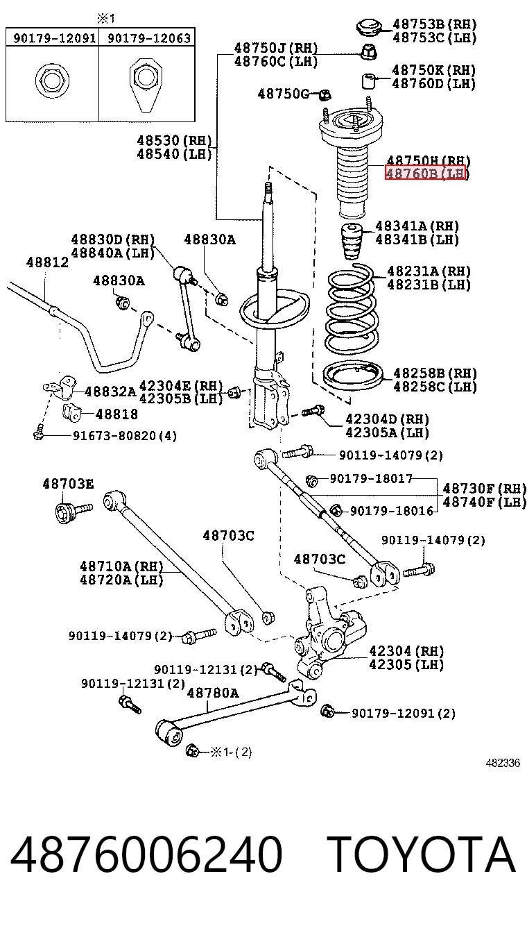 4876006240 Toyota