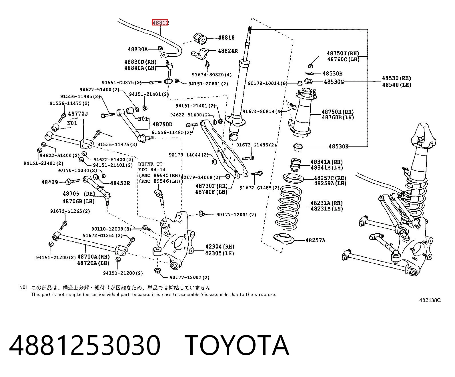 4881253030 Toyota