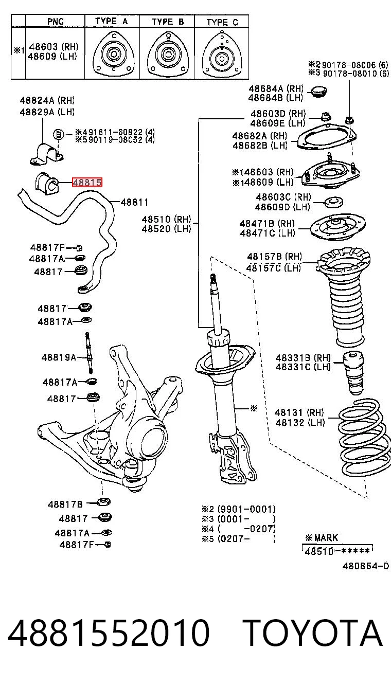 4881552010 Toyota