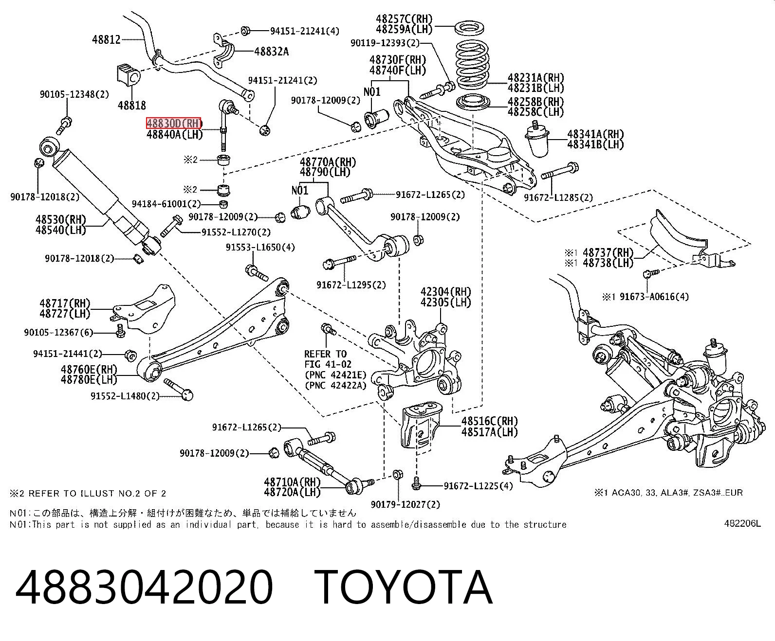 4883042020 Toyota
