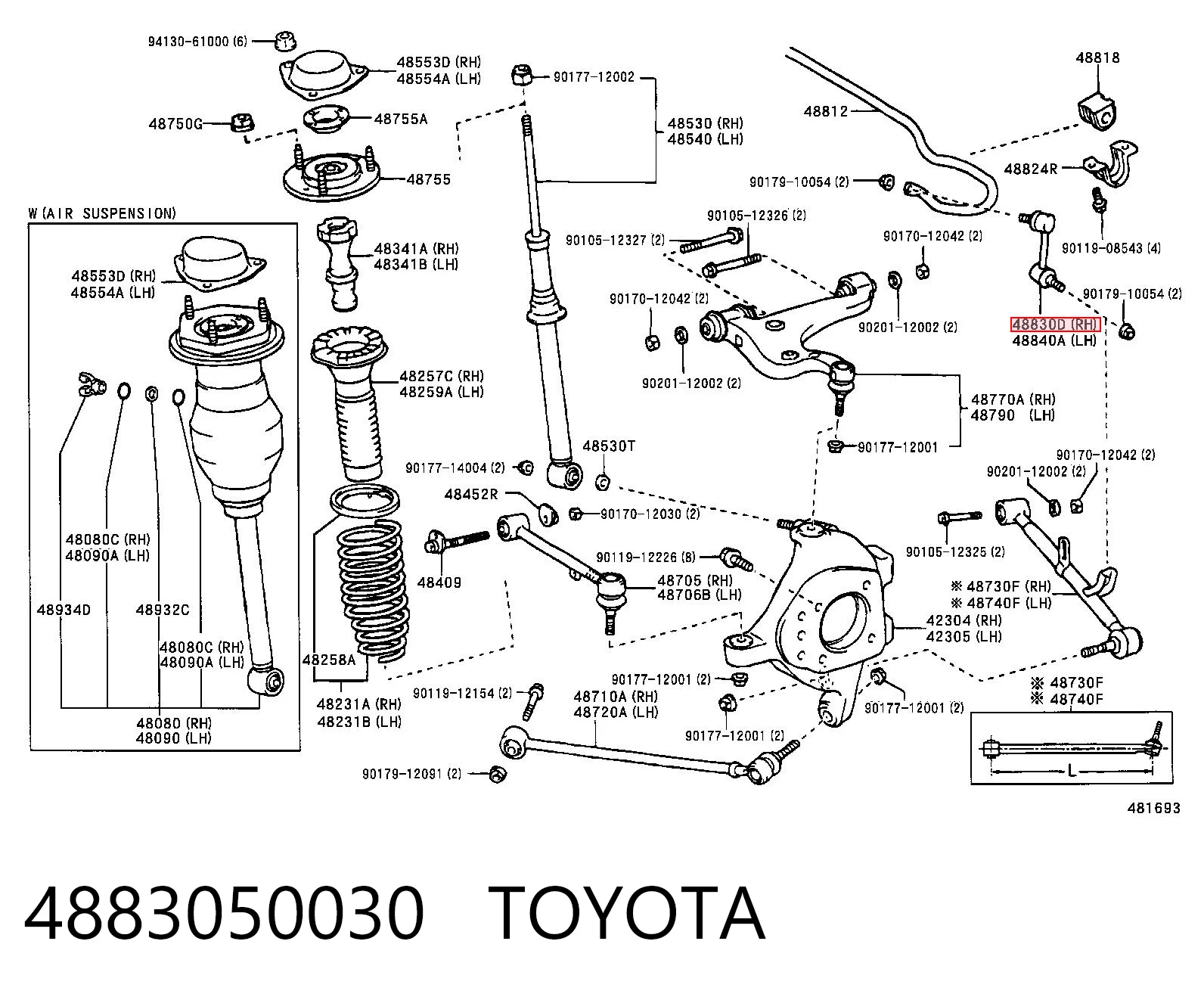 4883050030 Toyota