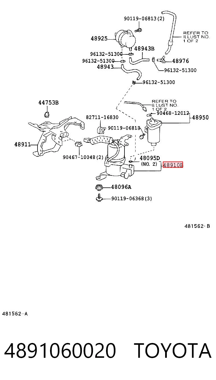 4891060020 Toyota Compressor de bombeio pneumático (de amortecedores)