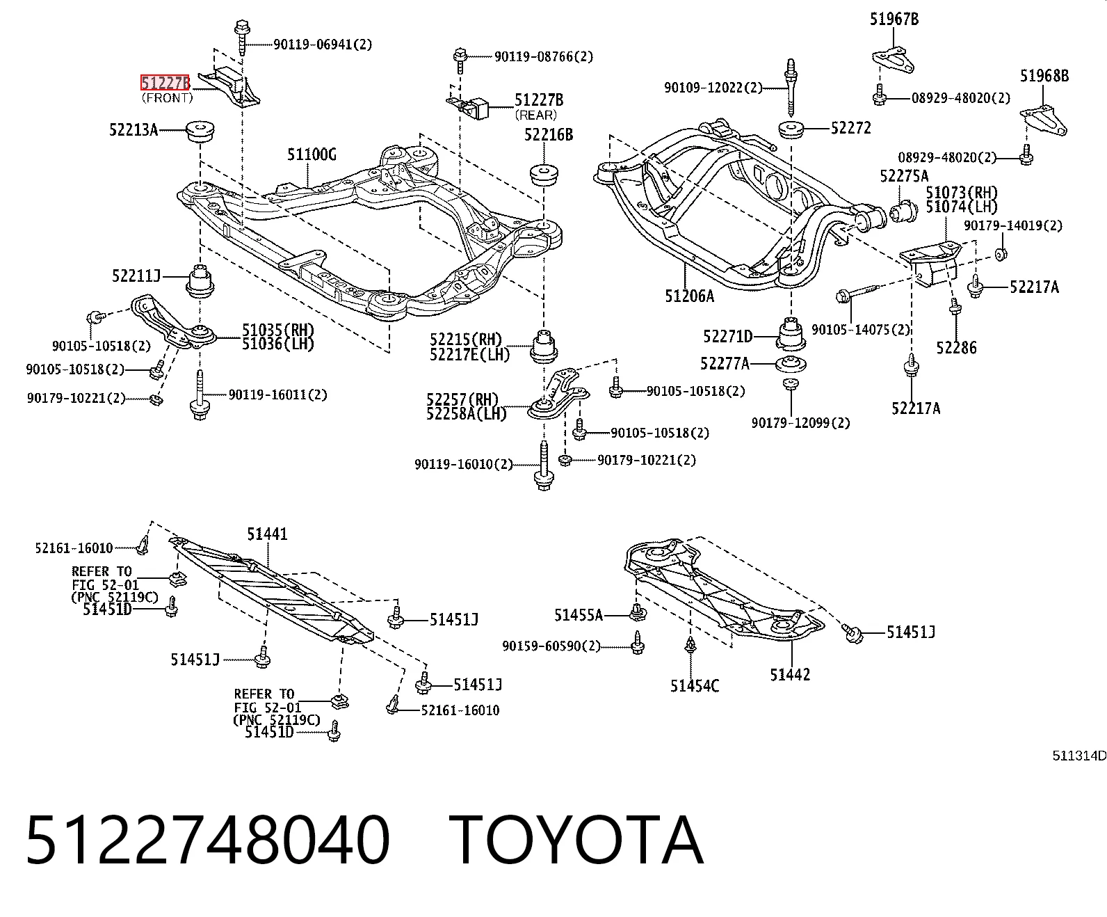 5122748040 Toyota
