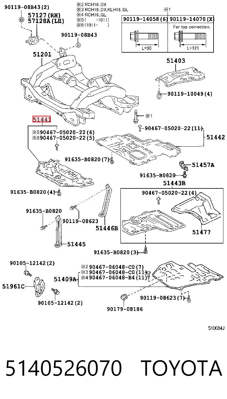 Proteção de motor, de panela (da seção de motor) Toyota Hiace IV H1, H2 ao melhor preço