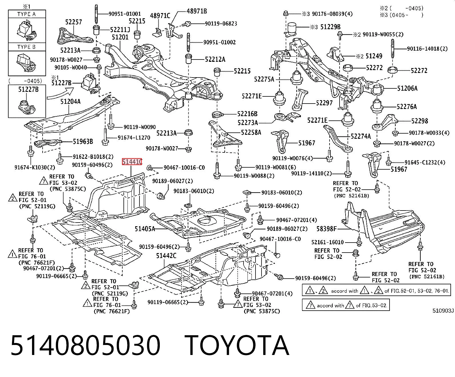 5140805030 Toyota