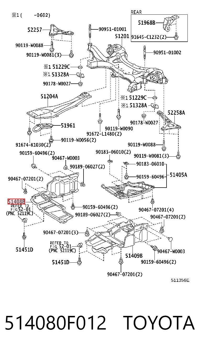 514080F012 Toyota