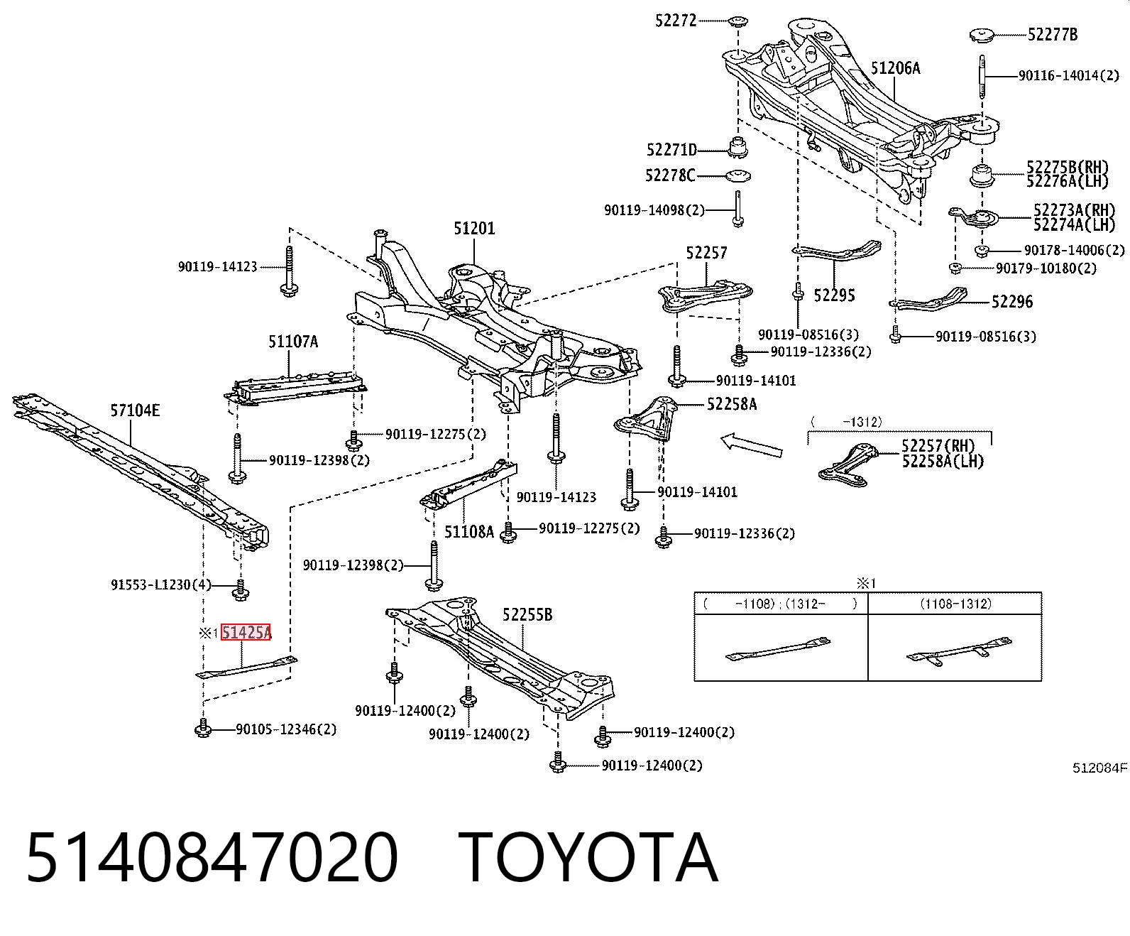 5140847020 Toyota