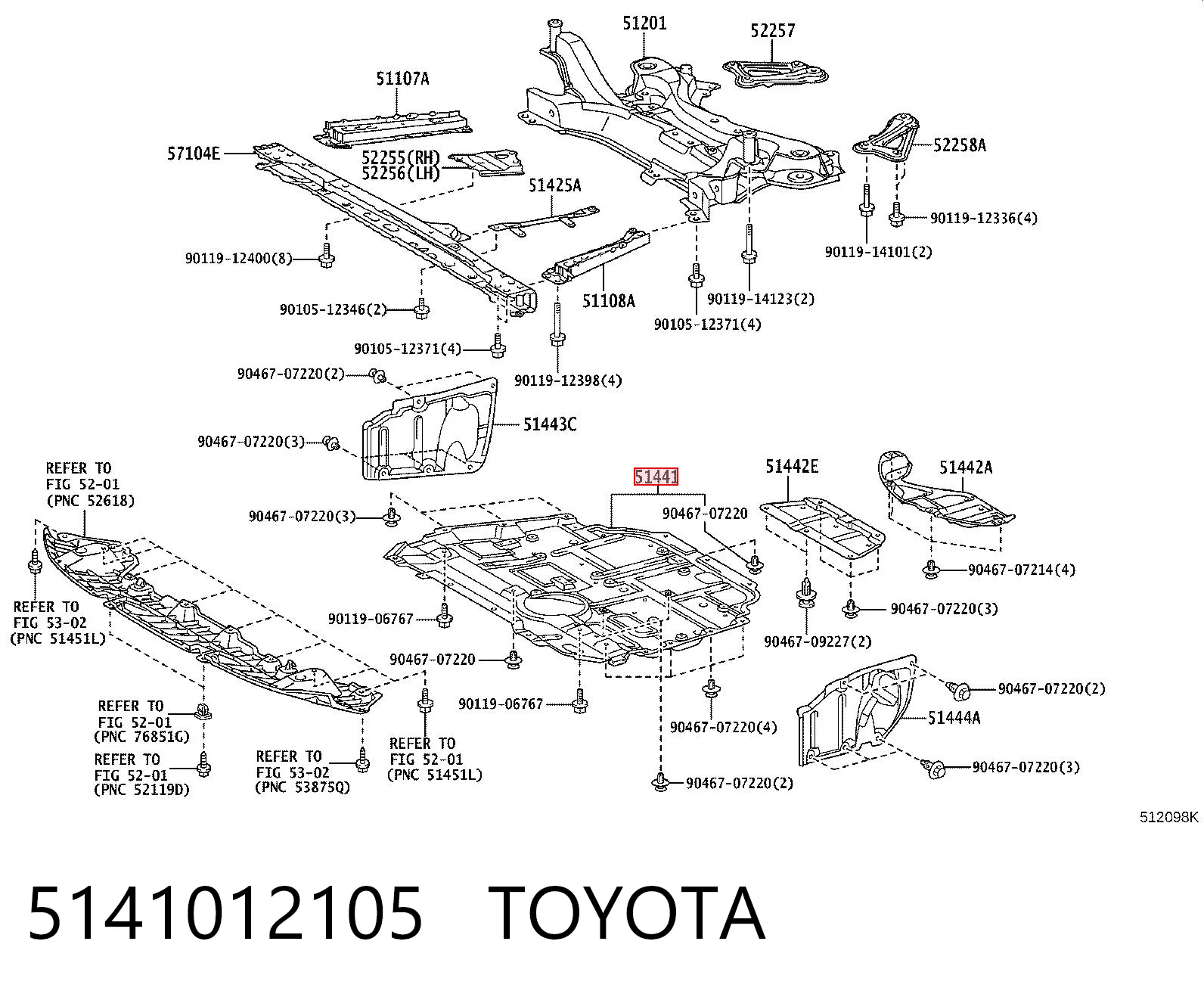 Compre Proteção de motor, de panela (da seção de motor) Toyota Prius 