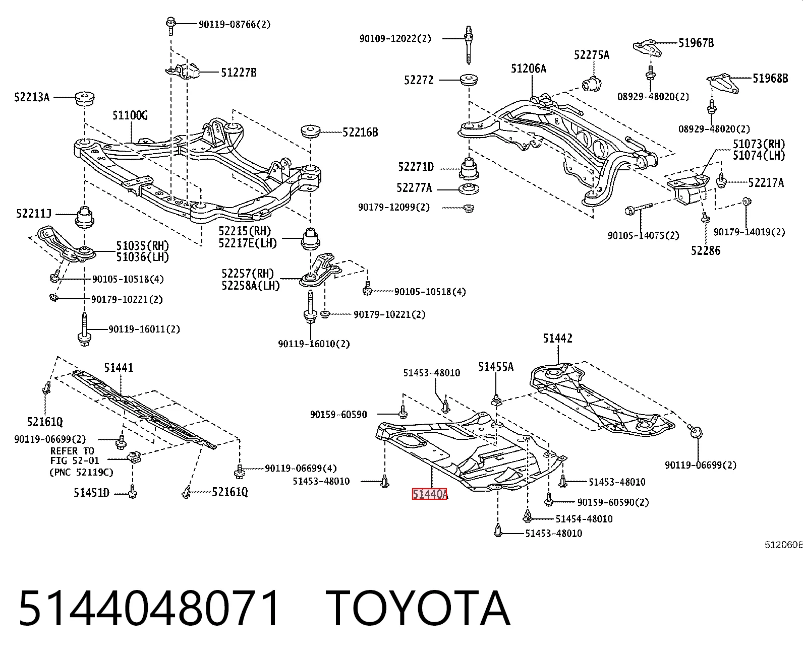 Proteção de motor, de panela (da seção de motor) Lexus RX  U3 ao melhor preço