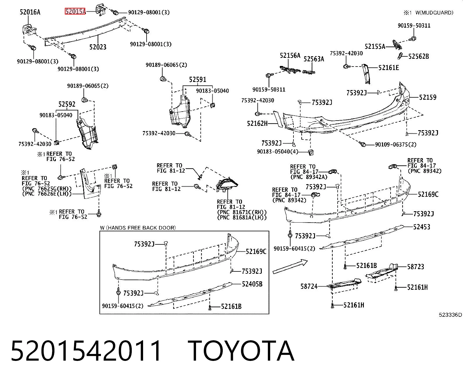 5201542011 Toyota