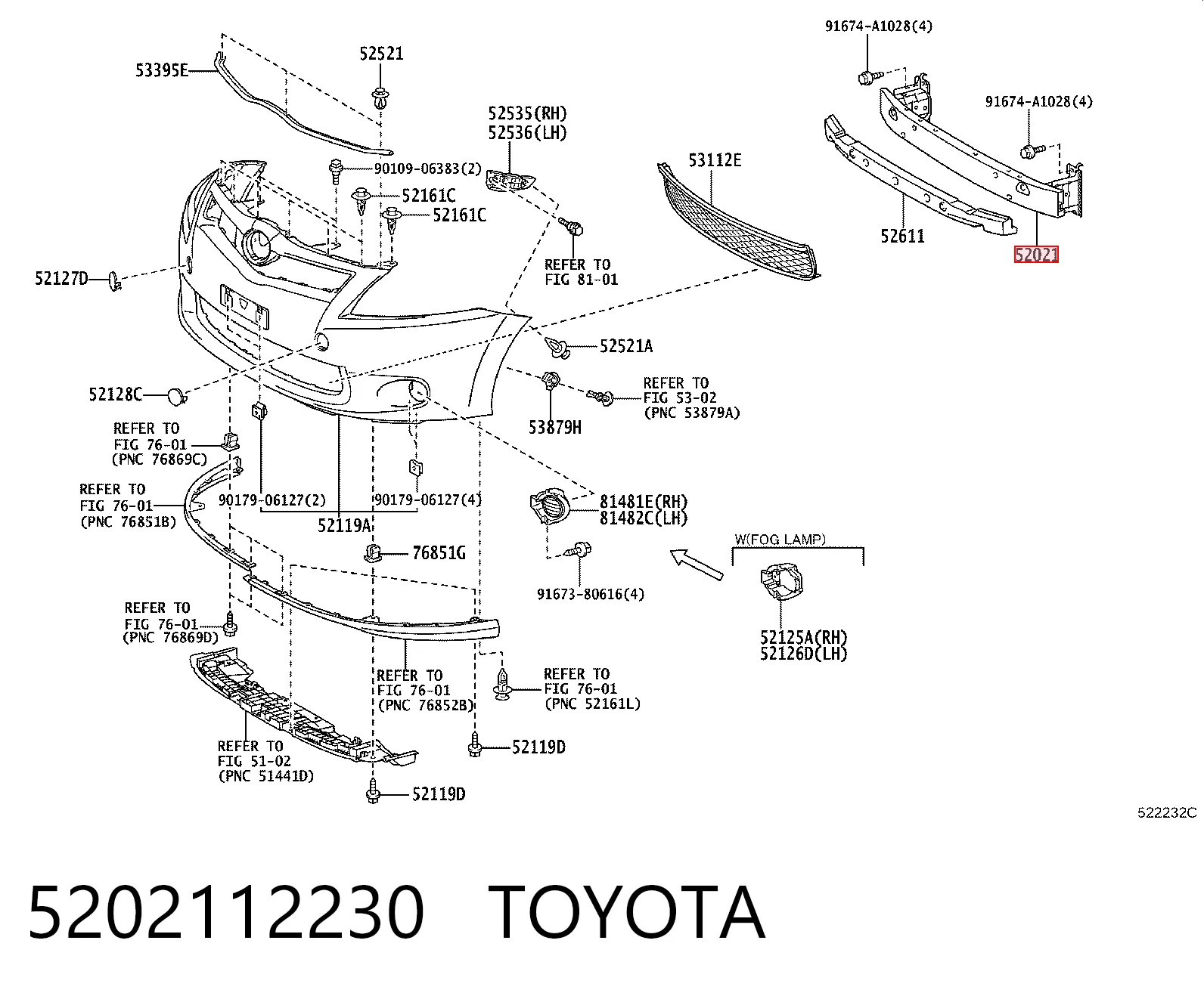 para Toyota Auris (E15)