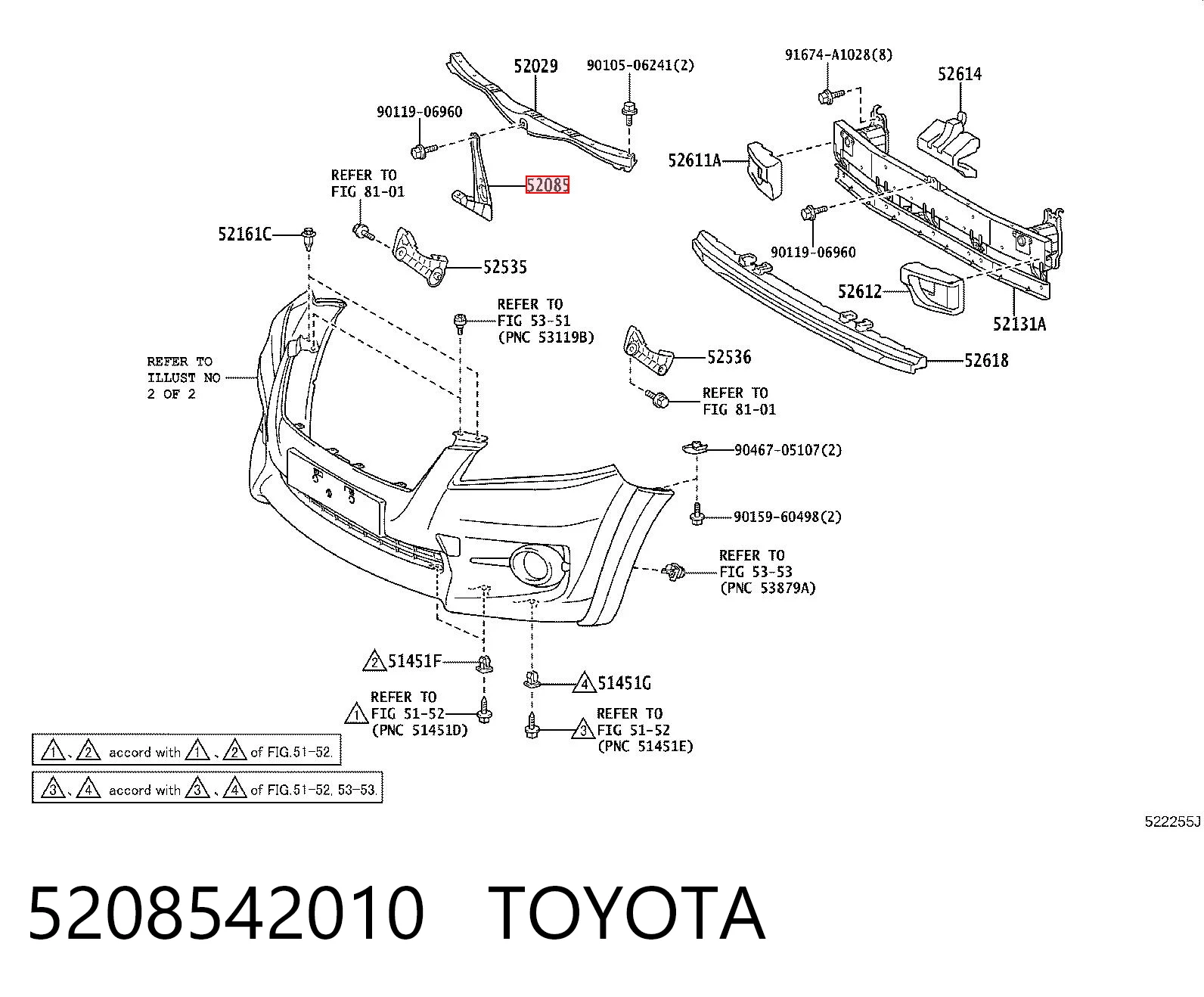 5208542010 Toyota