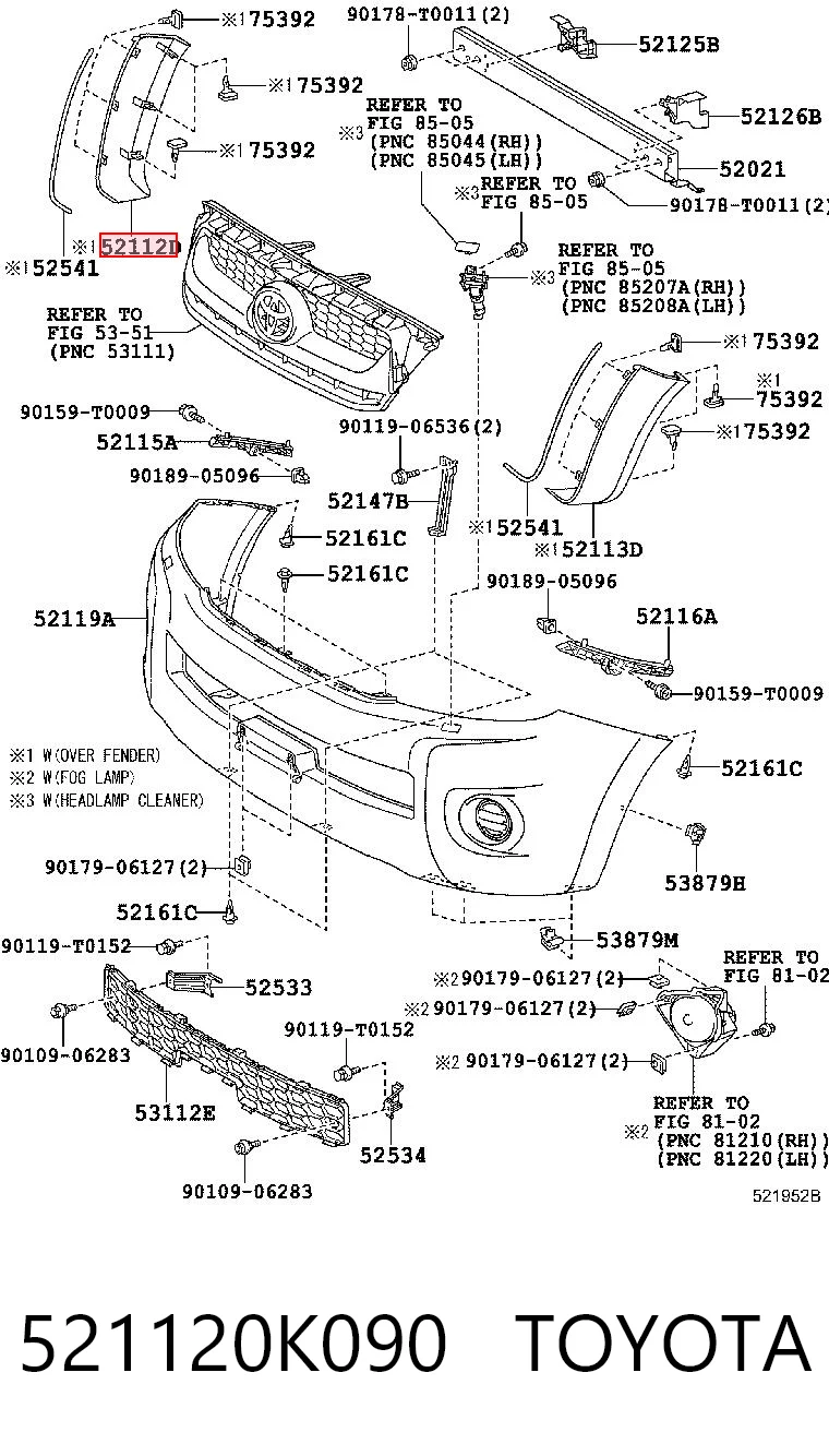 521120K090 Toyota