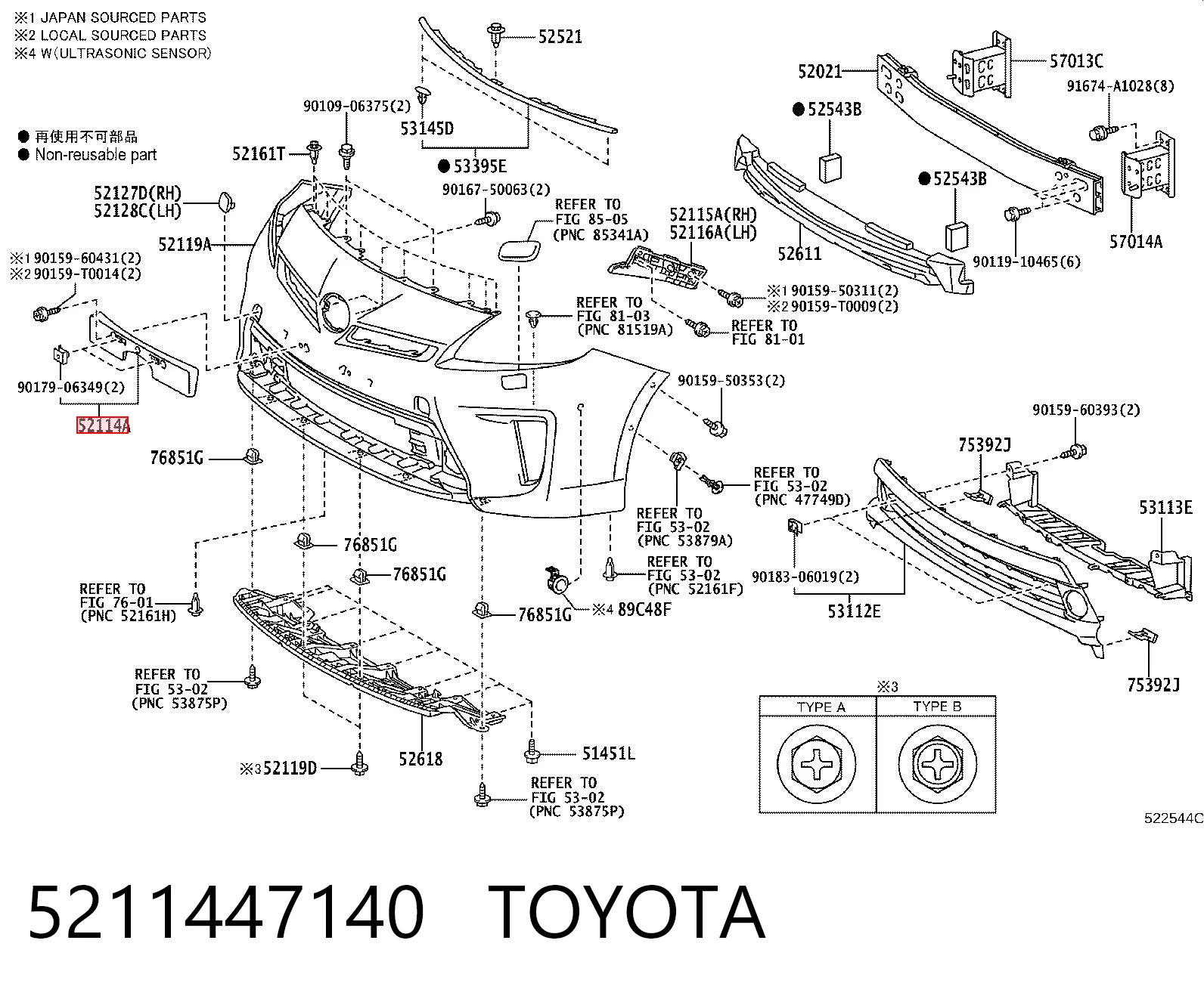 5211447140 Toyota