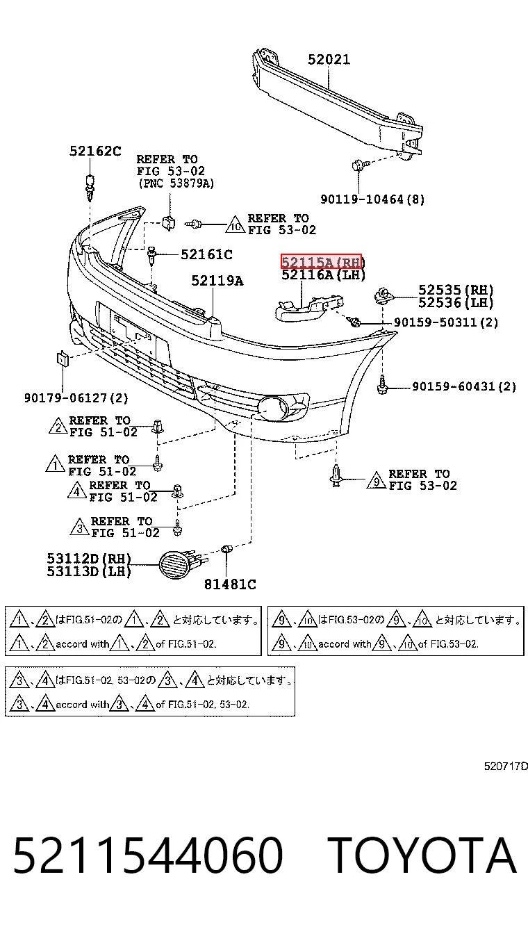 5211544060 Toyota