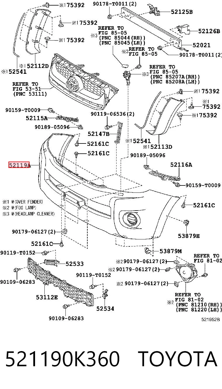 521190K360 Toyota
