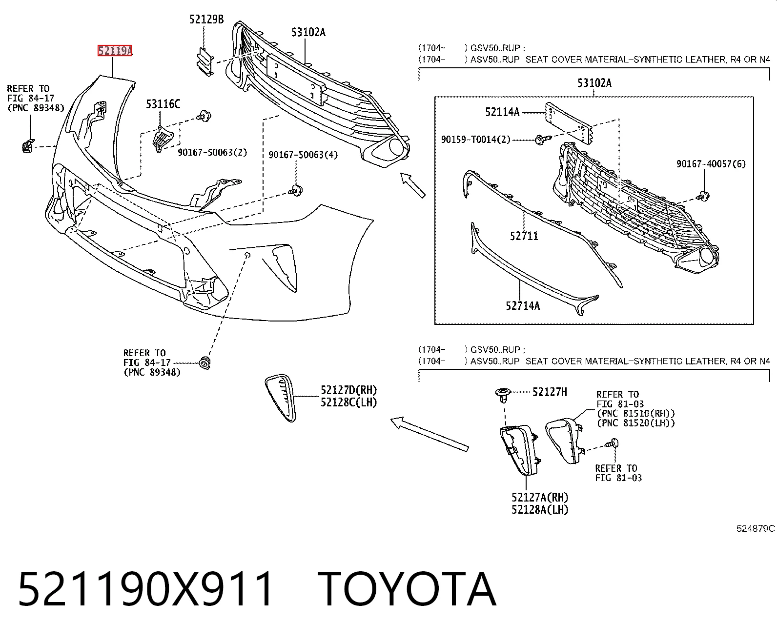 521190X911 Toyota