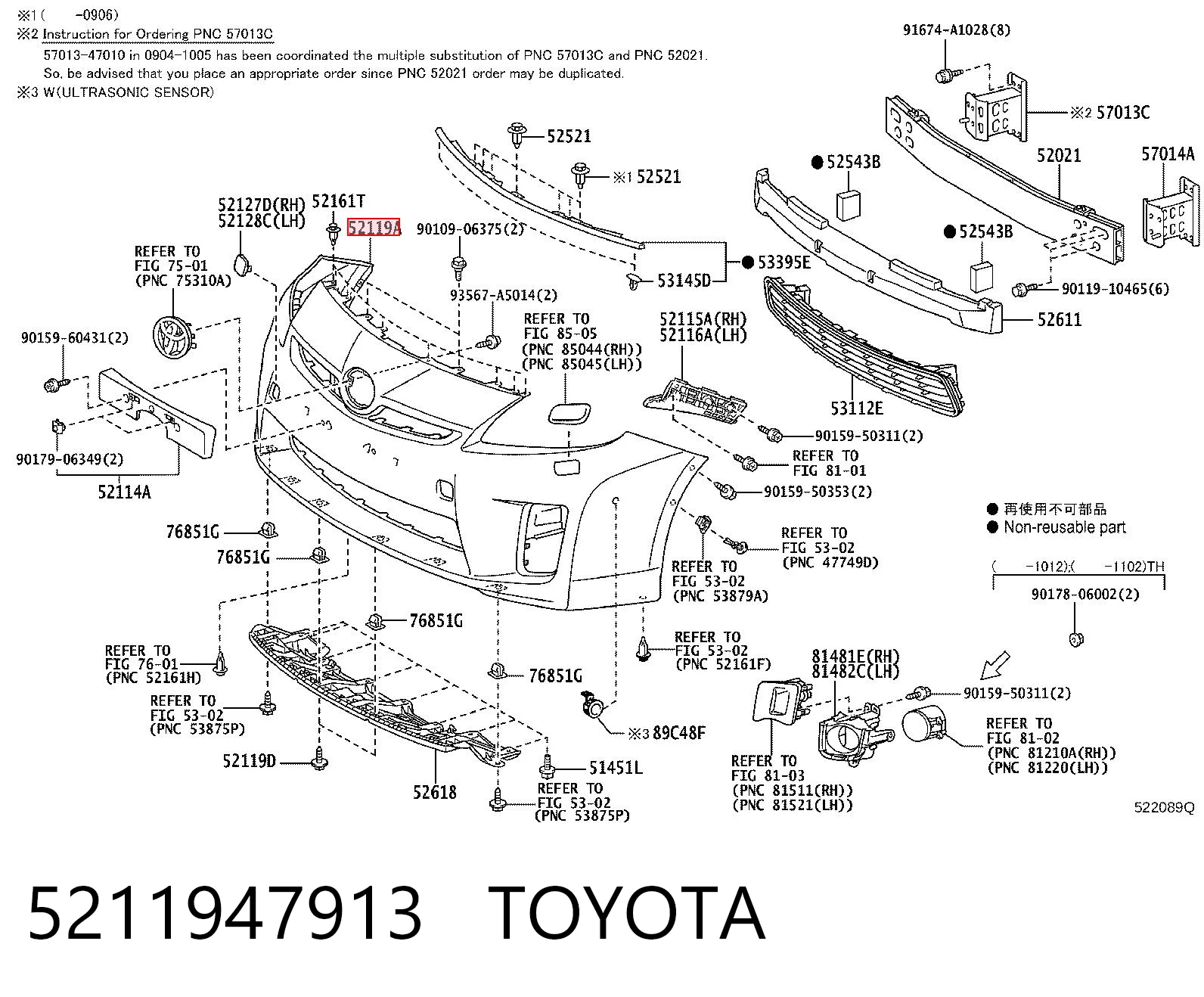 5211947913 Toyota