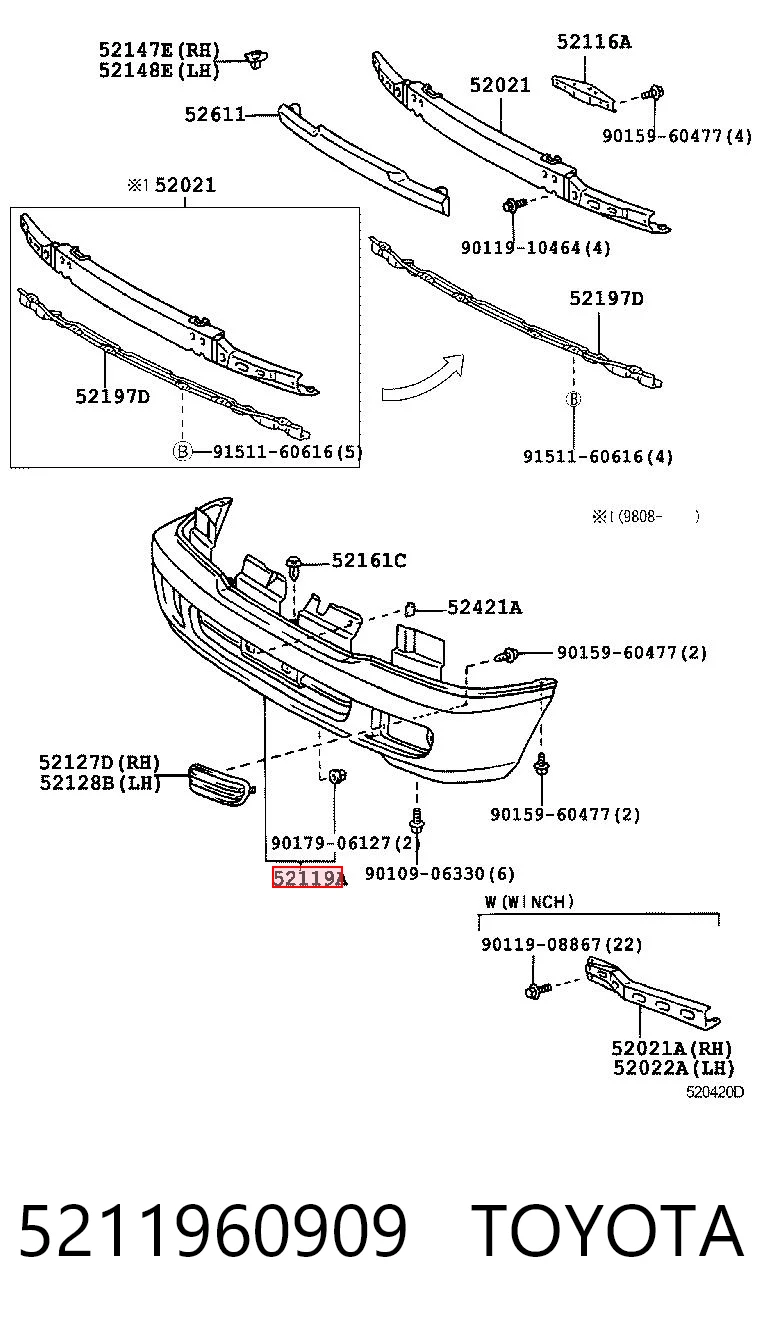 5211960909 Toyota