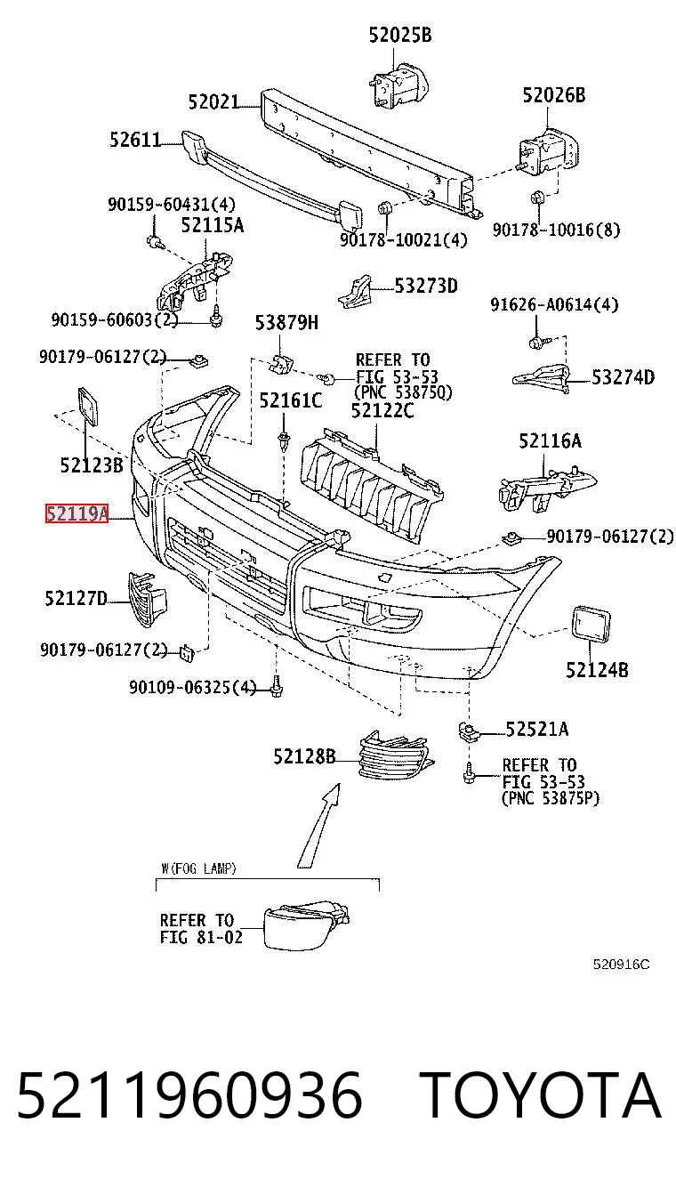 5211960936 Toyota