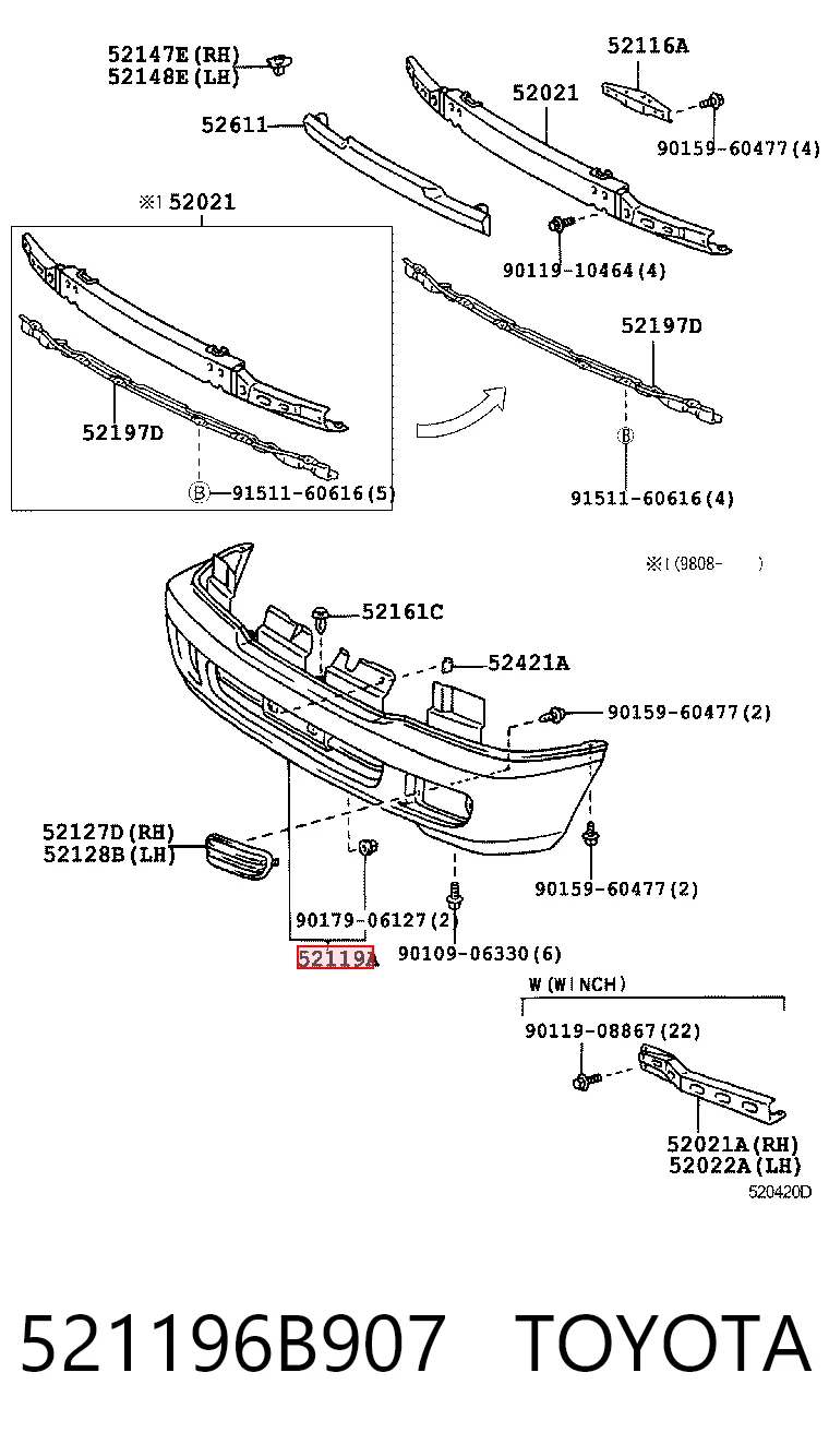 521196B907 Toyota
