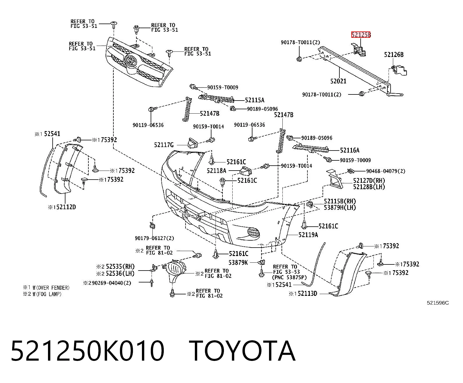 521250K010 Toyota