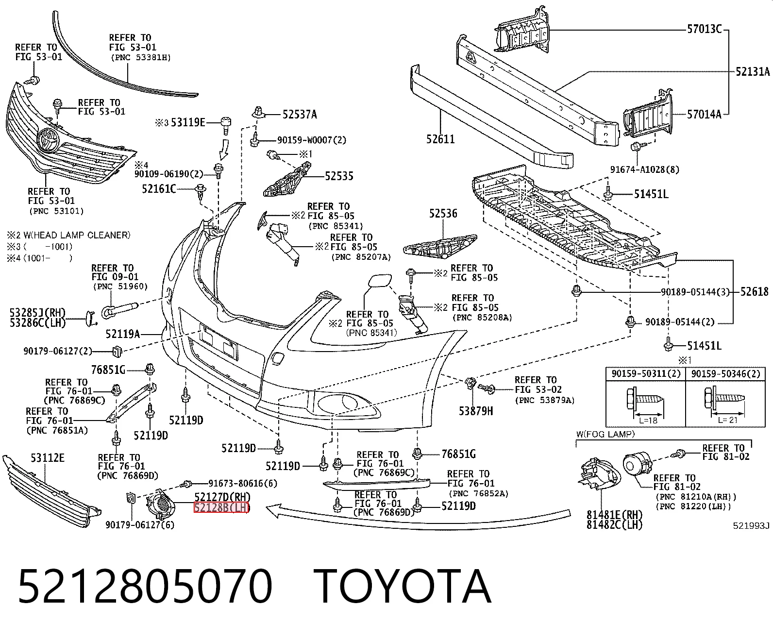 5212805070 Toyota