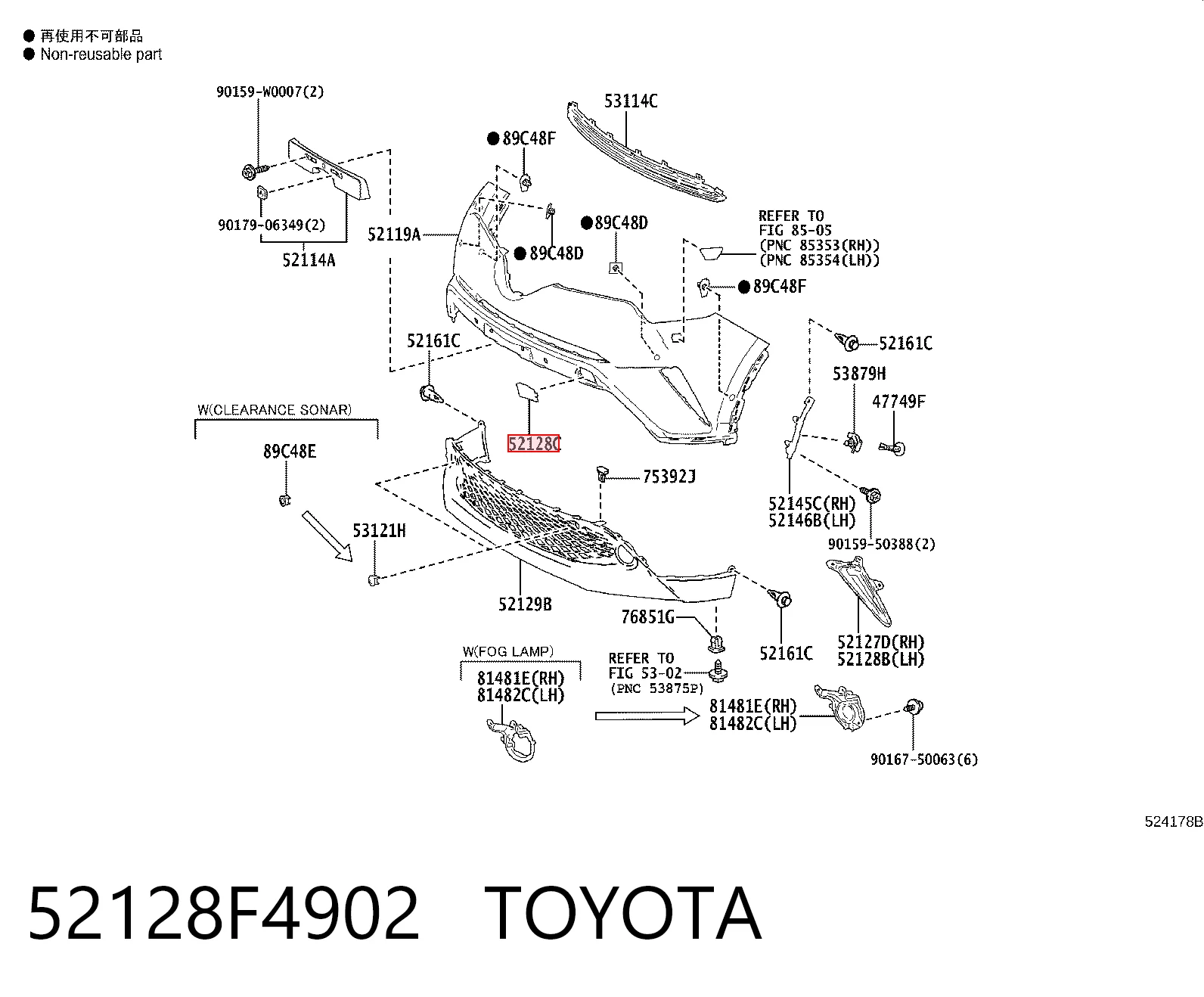 52128F4902 Toyota