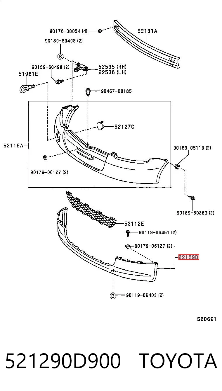 521290D900 Toyota