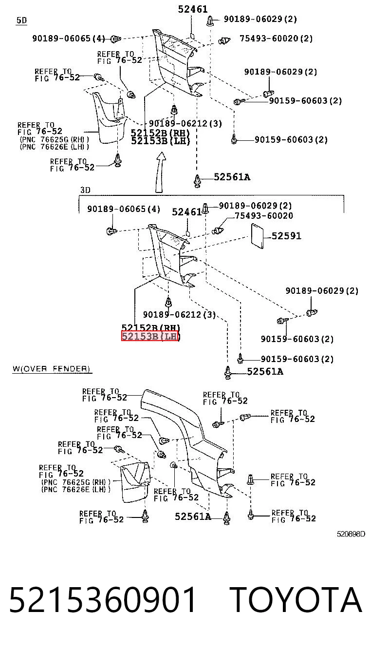 5215360901 Toyota
