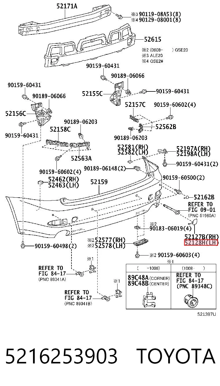 5216253903 Toyota
