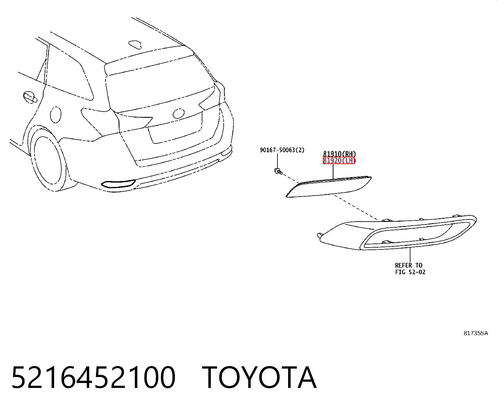5216452100 Toyota