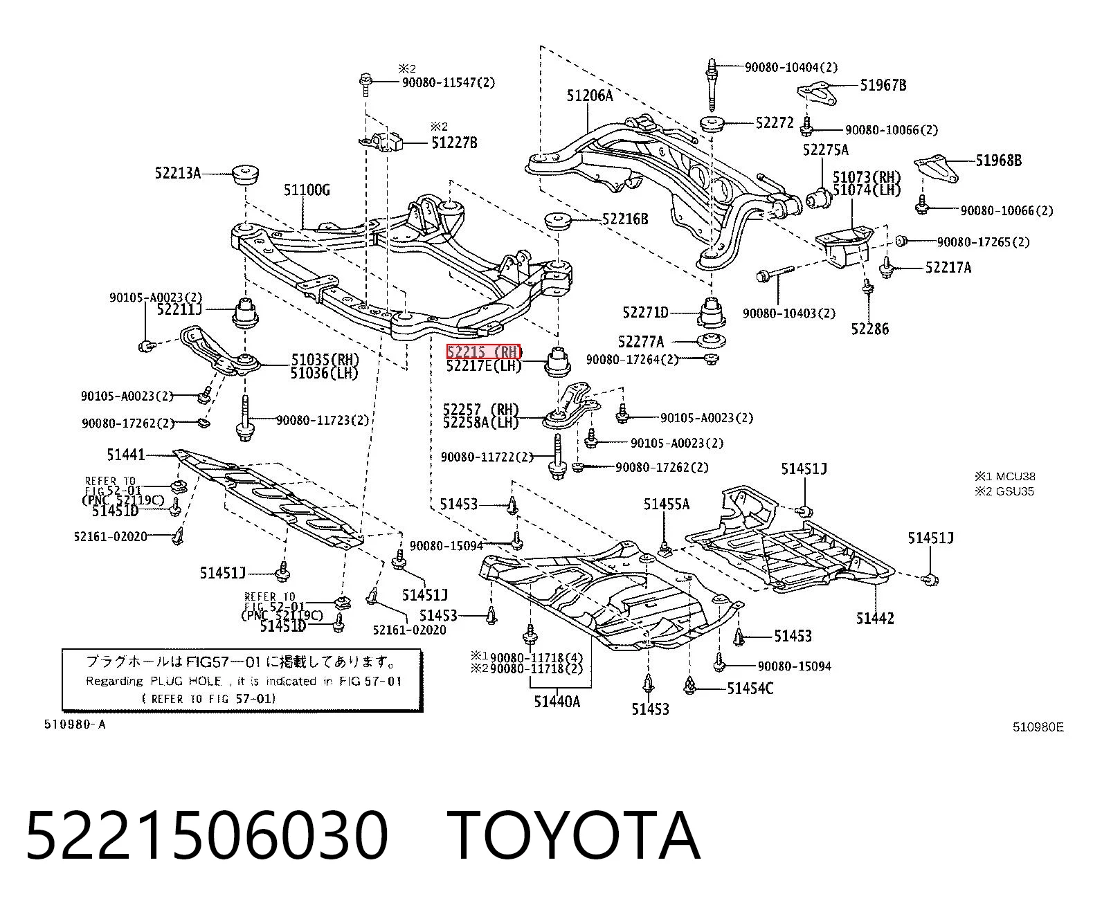 5221506030 Toyota