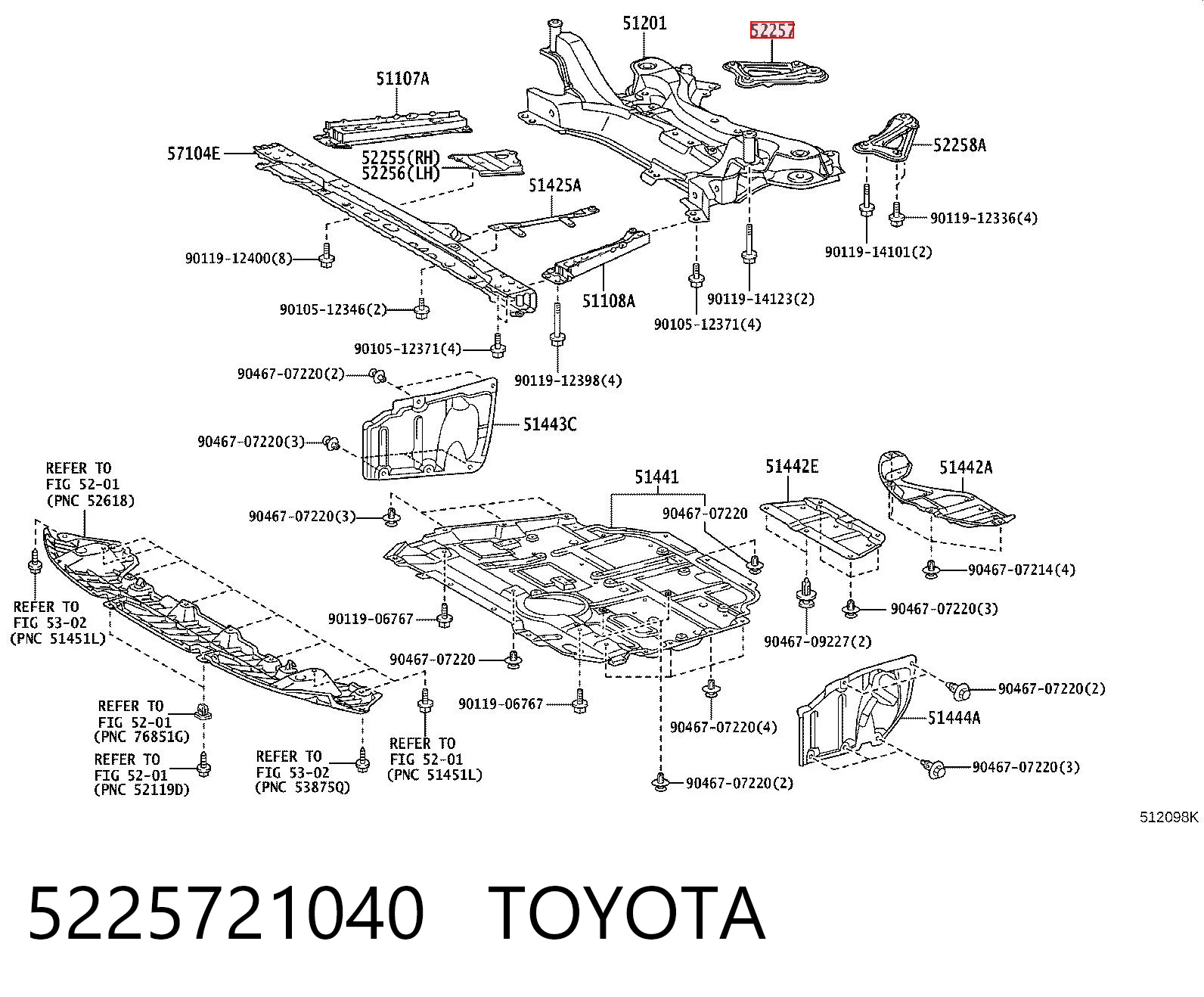 5225721040 Toyota